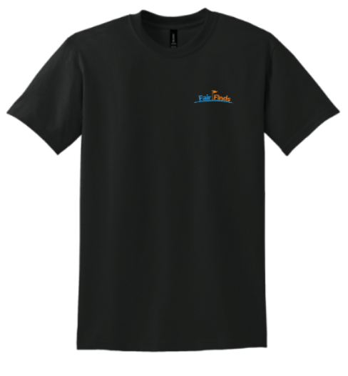 FairFinds Golf Themed American Flag  - black-