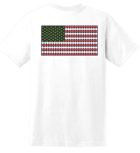 FairFinds Golf Themed American Flag  - black-