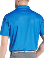 FootJoy performance tonal dot lisle golf polo “Royal” shirt Size M