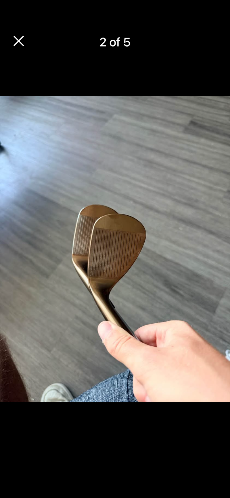 Titleist Vokey SM 10 OIL CAN- 56 and 60 Degree.. Brand New Grips