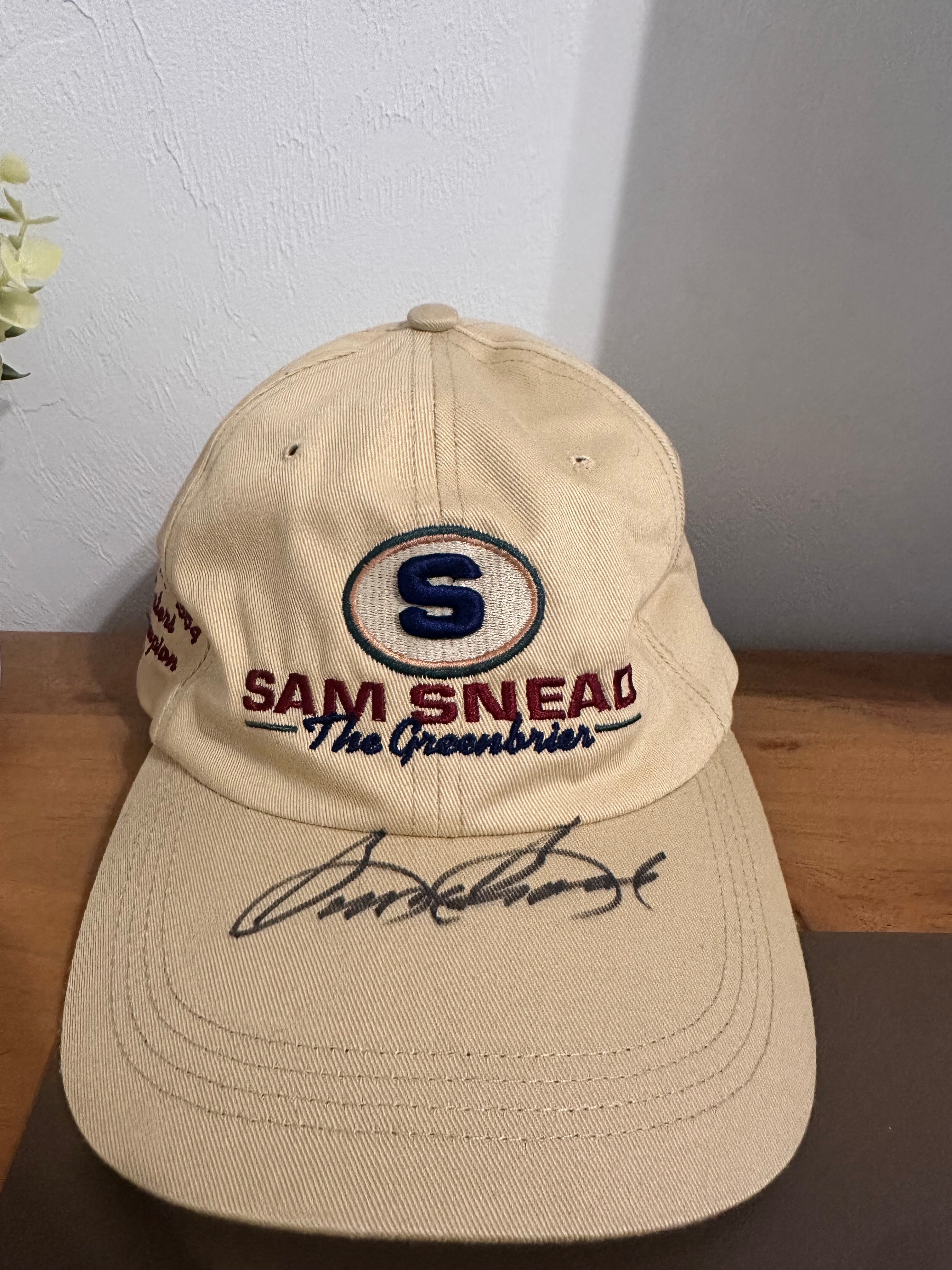Signed Sam Sneed Hat