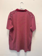 Nike dri-fit striped golf polo